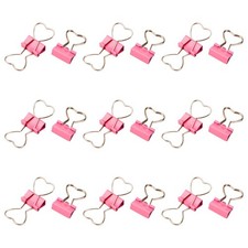 18 Pcs Paper Clip Organiser Notebook Binder Cute Clips for Office LNBs price