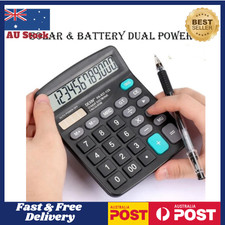 Desk Calculator Large 12 Digit Display Dual Power Basic Calculator Desktop AUS. Calculator price