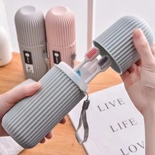 Portable Toothbrush & Toothpaste Travel Case Holder Camping Storage Box Toothbrush Holder price