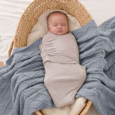 Solid Color Newborn Baby Swaddle Cotton Newborn Infant Bags Baby Swaddle price
