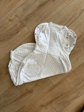 Grobag Newborn Plus Baby Swaddle Sleep Bag Size 000 White Spot 5.5-7.9kg Cosy Baby Swaddle price
