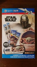 Star Wars Mandalorian Limited Edition Case Crest Oral-B 2 Toothbrush Set - NEW Baby Toothbrush Case price