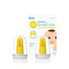 Frida Baby Baby's First Finger Toothbrush with Storage Case, 3 Months and Up 1pk Baby Toothbrush Case price