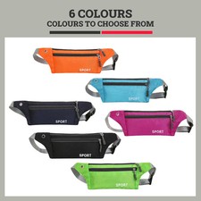 Running Hiking Sport Bum Bag Travel Phone Money Fanny Pack Waist Belt Zip Pouch Unisex Sports Bag price