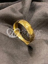 STAINLESS STEEL MEN'S RING | GOLD DOMED COMFORT FIT | 6MM BAND | CASUAL WEDDING Men's Ring price