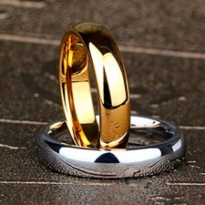 9K GOLD GF MENS WOMENS SOLID WEDDING ENGAGEMENT ANNIVERSARY ETERNITY BAND RING Men's Ring price
