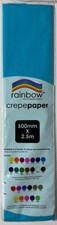 Crepe Paper - Light Blue - 500mm x 2.5m  - One Sheet Crepe Paper price
