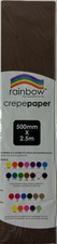 Crepe Paper - Dark Brown - 500mm x 2.5m - One Sheet Crepe Paper price