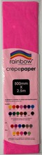 Crepe Paper - Fluro Pink - 500mm x 2.5m Crepe Paper price