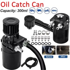 Oil Catch Can Breather Universal Baffled Diesel Reservoir Tank Petrol Filter Kit Reservoir price