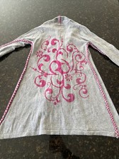 girls Size 5-6 Gumboots knit overcoat/ Cardigan With Back Feature Girls' Cardigan price