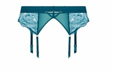 City Chic Ladies Alexis Garter Belt sizes 14 16 18 20 22 24 Colour Teal Garter Belt price