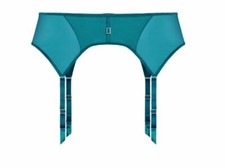 Fox & Royal By City Chic Ladies Maudie Garter Belt sizes 14 16 18 20 22 24 Teal Garter Belt price