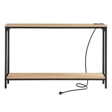 Narrow 2-Tier Console Table with Charging Station and Storage Shelf for Entryway Console Furniture price