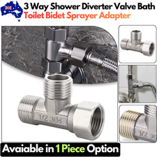3 Way Shower Diverter Valve Bath Toilet Bidet Sprayer Adapter Toilet Adapter price
