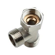 G1/2 3 Way Shower T Adapter Stainless Steel Water Splitter Toilet Valve Toilet Adapter price