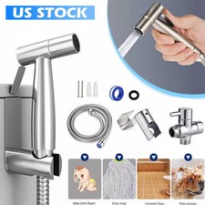 Toilet Shattaf Adapter Hose Bidet Spray Stainless Steel Handheld Shower Head NEW Toilet Adapter price