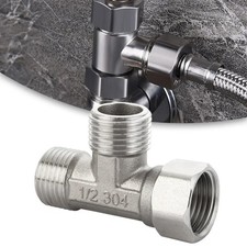 T-adapter 3 Ways Valve For Diverter Bath Toilet Bidet Sprayer Shower Head AUS Toilet Adapter price