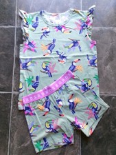 Girl's Bonds Toucans Cotton Knit Summer Pyjamas Size 7 EC Girls' Pyjamas price