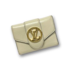 Authentic LOUIS VUITTON LV Pont Neuf Compact M69176 Wallet Complaint Leather Unisex Wallet price