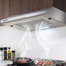 Devanti 600mm Range Hood 60cm Rangehood Kitchen Canopy LED Light Stainless Steel Range Hoods price