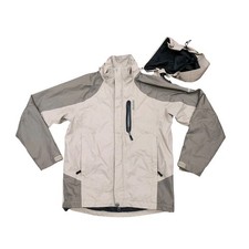 Ascend Men's Raincoat Windbreaker Hooded Jacket tan multi tone Full Zip - Hiking Men's Raincoat price