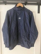 Helly Hansen Full Zip Windbreaker / Rain Jacket - Mesh Lined - Men’s S Men's Raincoat price