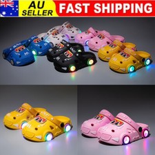 Kids Funny Car Slides LED Slippers Girls Boys Shoes Toddler Sandals Boys' Slippers & Sandals price