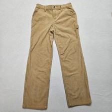 RSQ Tan Corduroy Carpenter Pants Boys Size 12 Straight Leg Utility Workwear Boys' Trousers price