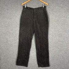 Dickies Pants Boys 10-11 Years Grey Corduroy Chino Slim Tapered Winter School Boys' Trousers price