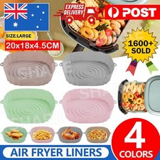 Air Fryer Silicone Pot Air Fryer Basket Liner Non-Stick Reusable Baking Tray AU Basket price