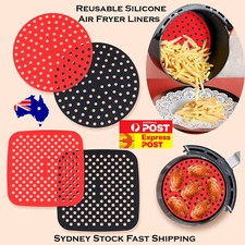 Reusable Air Fryer Liners Square/Round Non-Stick Silicone Mat Basket Pad Kitchen Basket price