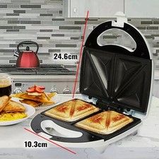 Non Stick 2 Slice Bread Sandwich Press Maker Jaffle Toaster Toast Sandwich Makers price