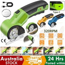 Cordless Electric Scissors Rotary Blade Cutter Rechargeable for PVC Leather DIY Scissors price