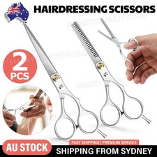 2pcs 6" Salon Hairdressing Scissors Hair Barber Professional Cutting Thinning Scissors price