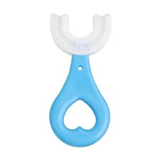 Baby Toothbrush U-Shaped Silicone / Blue - AGE 1-5 Year Old. FREE POSTAGE Baby Toothbrush price