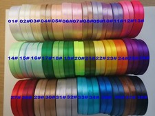 10mm Width Satin Ribbon Scrapbook Wedding Wrap Party Decor Gift Packing AU STOCK Ribbons price