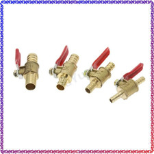 Brass Ball Valve OD 6mm 8mm 10mm 12mm Hose Barb Inline Shut-off Tap Faucet Kit Inline Tap price