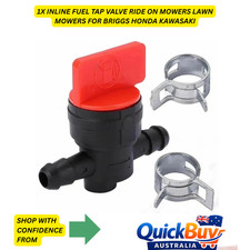 1x Inline Fuel Tap Valve Ride On Mowers Lawn Mowers For Briggs Honda Kawasaki Inline Tap price