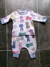 Baby Boy's Target Bunnies Rabbits Cotton Knit Pyjamas Size 000 EC Baby Pyjamas price