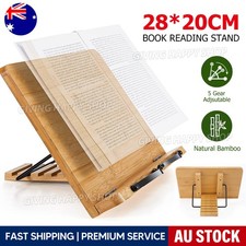 Adjustment Book Stand Bamboo Reading Rest Tablet Rack Home Study Holder Foldable Book Holder / Stand price
