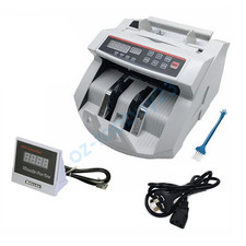 Bill Counter Money Cash Counter Machine Notes Counting Machine Automatic AU Plug Money Counting Machine price