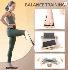 Wooden Balance Board Wobble Board Non-Slip Ankle Strength Trainer Exercise Board price