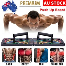 Foldable Push Up Board Rack Training Gym Exercise Pushup Exercise Stand Grip Bar Board price