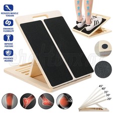 Adjustable Non-Slip Wooden Slant Board Incline Calf Stretcher Gym Exercise AUS Board price