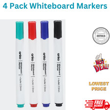 4 Pack Whiteboard Markers Bullet Tip Multi Colour Whiteboard Markers Polypropyle Whiteboard Marker price