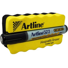 Artline 577 Whiteboard Eraser And Marker Kit Magnetic Black Whiteboard Marker price