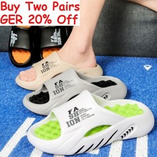 Men Massage EVA Slippers Soft Slides Holiday Sandals Beach Casual Home Shoes Men's Slippers price