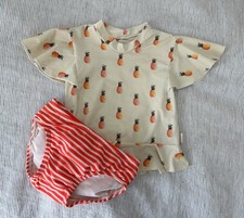 Seafolly baby Girls swimsuit (swim nappy) rashie size 6-12 months swimmers Baby Swimsuit price