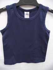 BNWOT Boy's Sz 4 Target Brand Soft Stretch Navy Blue Singlet Tank Top Boys' Tank Top / Undershirt price